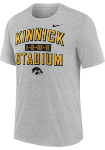 Iowa Hawkeyes Grey Nike Local Triblend Tee Short Sleeve Fashion T Shirt