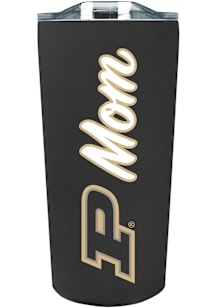 Purdue Boilermakers 18oz Mom SS Soft Touch Stainless Steel Tumbler - Black