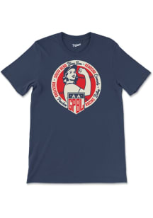 AAGPBL Gear Navy Blue Original 4 Short Sleeve T Shirt