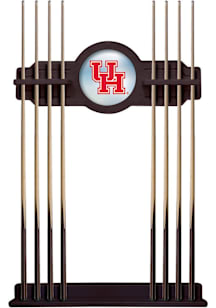 Houston Cougars Solid Wood Cue Rack Pool Table