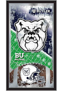 Butler Bulldogs Football Hanging Back Bar Mirror