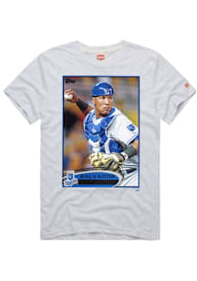Salvador Perez Kansas City Royals Ash 2012 Topps Short Sleeve Fashion Player T Shirt