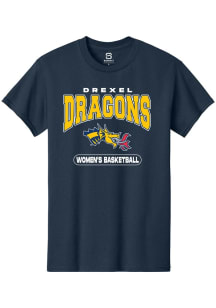 Drexel Dragons Navy Blue Summit Sportswear Womens Basketball Short Sleeve T Shirt