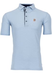 Greyson Denver Broncos Mens Light Blue Saranac Short Sleeve Fashion Polo