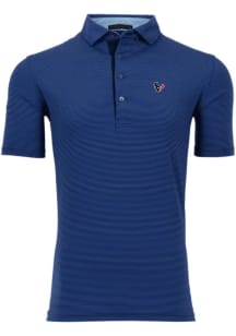 Greyson Houston Texans Mens Navy Blue Saranac Short Sleeve Polo