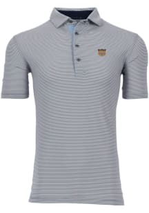 Greyson New Orleans Saints Mens Black Saranac Short Sleeve Fashion Polo