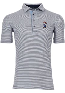 Greyson Nebraska Cornhuskers Mens Black Saranac Short Sleeve Fashion Polo