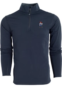 Greyson Nebraska Cornhuskers Mens Black Tate Long Sleeve Qtr Zip Pullover