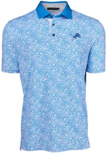 Greyson Detroit Lions Mens White Custom Short Sleeve Fashion Polo
