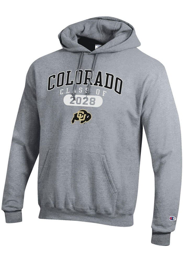 Champion Colorado Buffaloes Mens GREY HEATHER Class of 2028