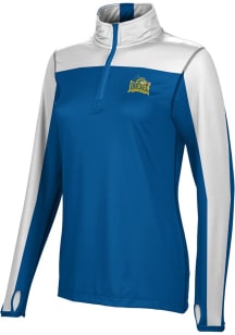 Womens Drexel Dragons Navy Blue ProSphere Sharp Qtr Zip