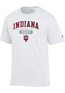 Champion Indiana Hoosiers White Class of 2027 Jersey Short Sleeve T Shirt