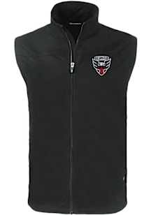 Cutter and Buck DC United Mens Black Charter Sleeveless Jacket