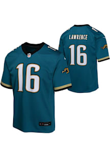 Trevor Lawrence Jacksonville Jaguars Youth Teal Nike Color Rush Football Jersey