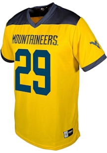 Preston Fox  Genuine Collective West Virginia Mountaineers Gold Football NIL Football Jersey