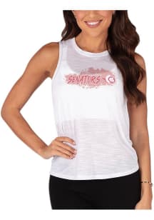 Concepts Sport Ottawa Senators Womens White Infuse Tank Top