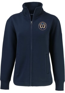 Cutter and Buck Philadelphia Union Womens Navy Blue Roam Light Weight Jacket