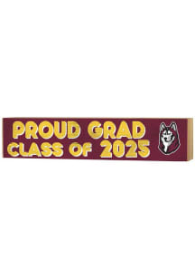 KH Sports Fan Bloomsburg University Huskies Class of 2025 graduation graphic Sign - Maroon