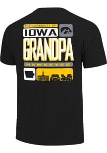 Iowa Hawkeyes Grandpa Short Sleeve T Shirt - Black