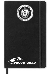 University of Massachusetts Dartmouth Proud Grad team logo Notebook and Folder - Black