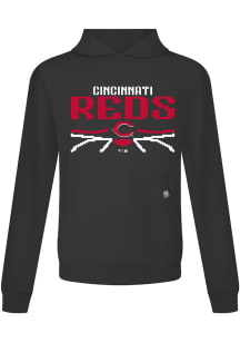 Levelwear Cincinnati Reds Mens Black Relay Arcade Hood