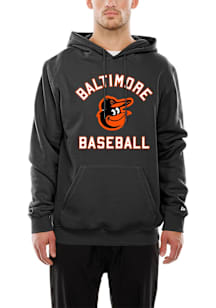 New Era Baltimore Orioles Mens Black Wordmark Hood