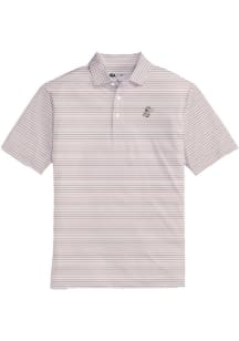 Onward Reserve Cincinnati Reds Mens Red Tour Stripe Short Sleeve Polo
