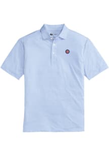 Onward Reserve Chicago Cubs Mens Light Blue Range Short Sleeve Fashion Polo