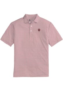 Mens Indiana Hoosiers Crimson Onward Reserve League Short Sleeve Fashion Polo
