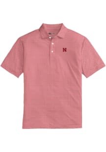 Mens Nebraska Cornhuskers Red Onward Reserve Range Short Sleeve Fashion Polo