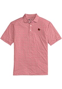 Onward Reserve Louisville Cardinals Mens Red Range Short Sleeve Fashion Polo