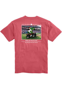 Phillie Phanatic  Philadelphia Phillies Red Onward Reserve Custom Short Sleeve T Shirt