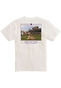 Onward Reserve LSU Tigers White Custom Short Sleeve T Shirt