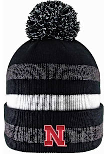 LogoFit Nebraska Cornhuskers Black Primetime Mens Knit Hat