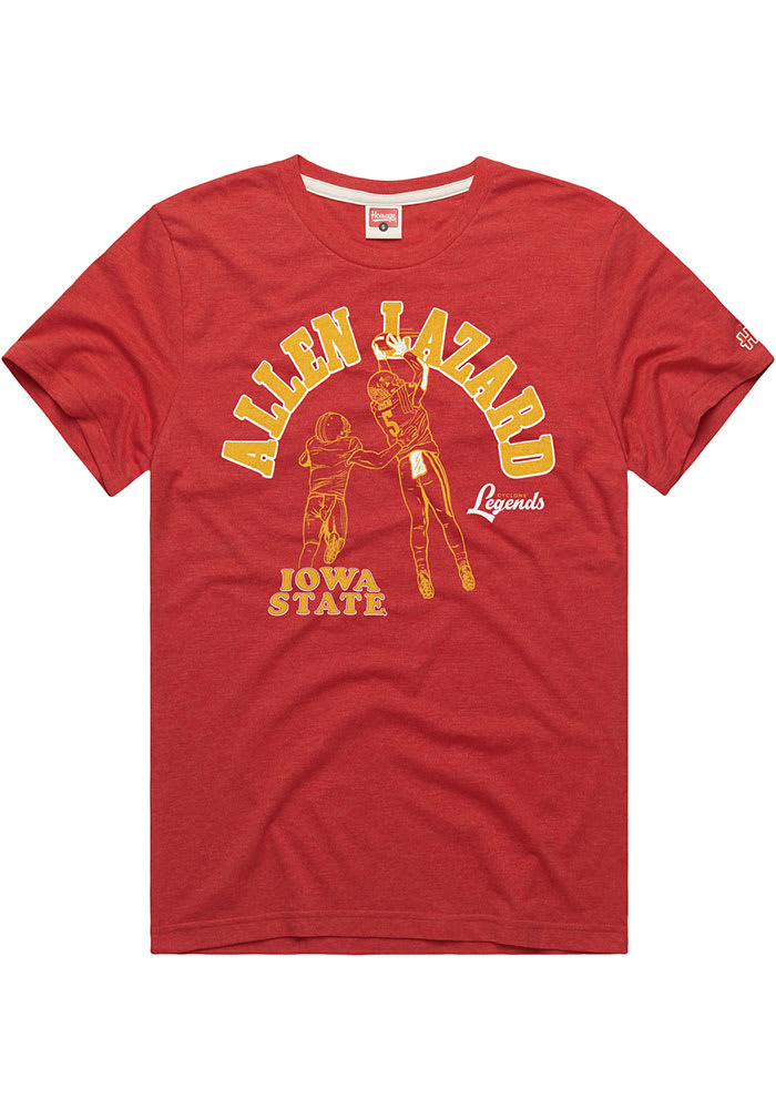Allen Lazard Iowa State Cyclones Red Allen Lazard Short Sleeve Fashion Player T Shirt