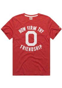 Homage Ohio State Buckeyes Black How Firm Thy Friendship Short Sleeve Fashion T Shirt
