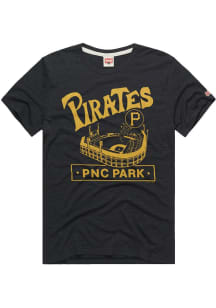 Homage Pittsburgh Pirates Charcoal PNC Park Short Sleeve Fashion T Shirt