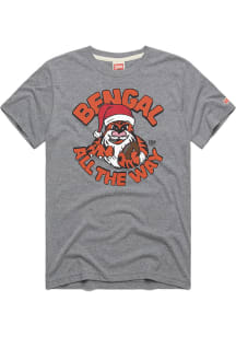 Homage Cincinnati Bengals Grey Bengal All The Way Short Sleeve Fashion T Shirt