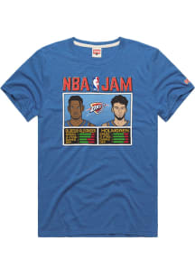 Shai Gilgeous-Alexander Oklahoma City Thunder Blue NBA Jam Short Sleeve Fashion Player T Shirt