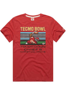 Christian Okoye Kansas City Chiefs Red Tecmo Short Sleeve Fashion Player T Shirt