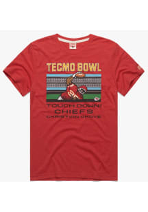 Christian Okoye Kansas City Chiefs Red Tecmo Short Sleeve Fashion Player T Shirt
