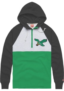 Homage Philadelphia Eagles Mens Black Retro Power Fashion Hood
