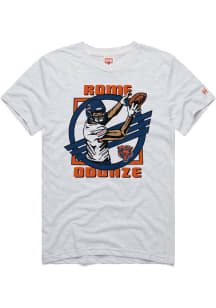 Rome Odunze Chicago Bears Ash Portrait Short Sleeve Fashion Player T Shirt