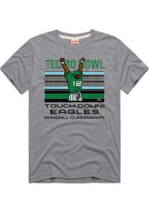Randall Cunningham Philadelphia Eagles Grey TECMO Bowl Short Sleeve Fashion Player T Shirt
