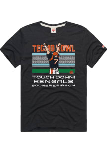 Boomer Esiason Cincinnati Bengals Black TECMO Bowl Short Sleeve Fashion Player T Shirt