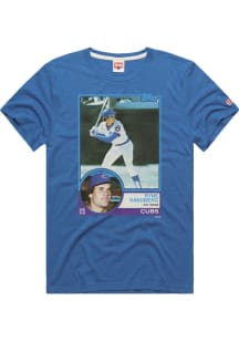 Ryne Sandberg Chicago Cubs Blue Topps Short Sleeve Fashion Player T Shirt