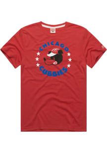 Homage Chicago Cubs Red Cubbies Short Sleeve Fashion T Shirt