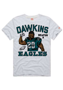 Brian Dawkins Philadelphia Eagles Ash Weapon X Short Sleeve Fashion Player T Shirt
