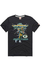 Jordan Love Green Bay Packers Charcoal NFL Blitz Short Sleeve Fashion Player T Shirt