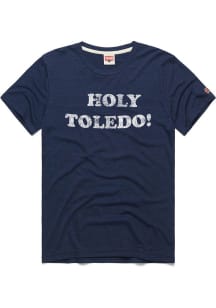 Homage Toledo Navy Blue Holy Toledo Short Sleeve Fashion T Shirt